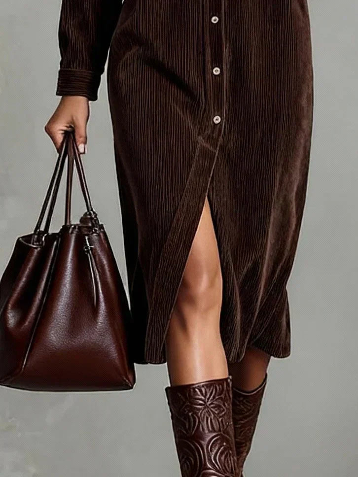 Women's Chic Flared Hem Dress