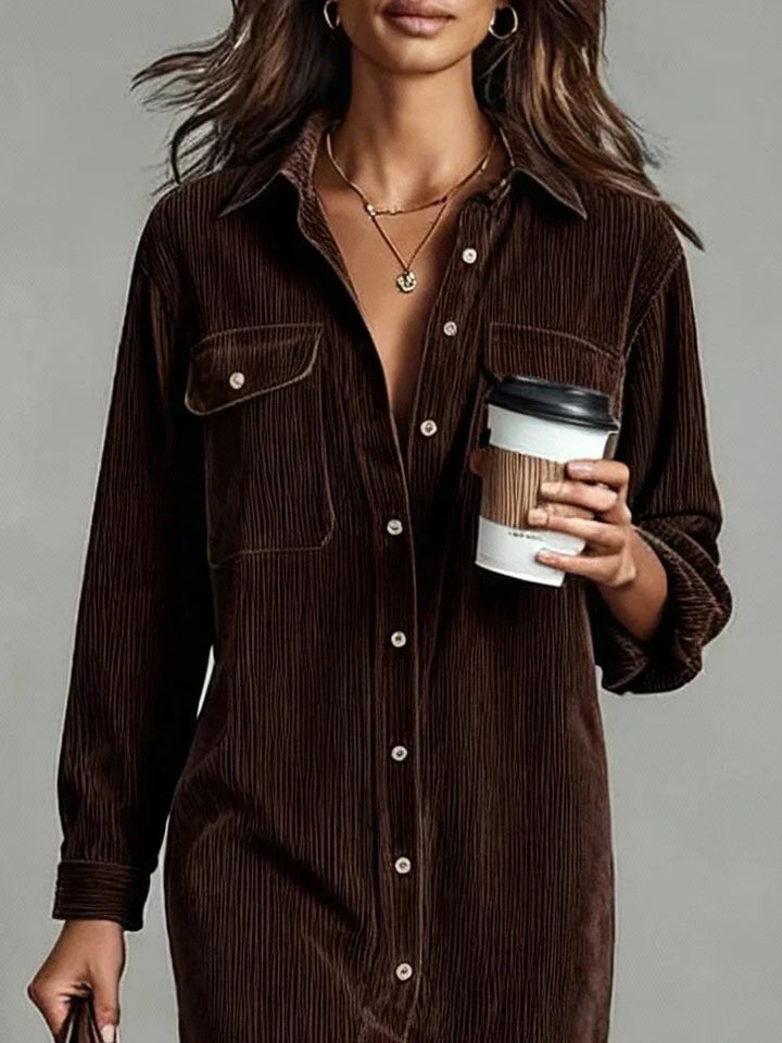 Women's Chic Flared Hem Dress