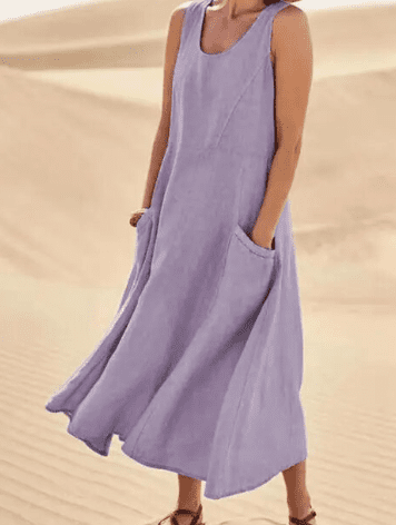 Women's  Elegant Dress with Pockets