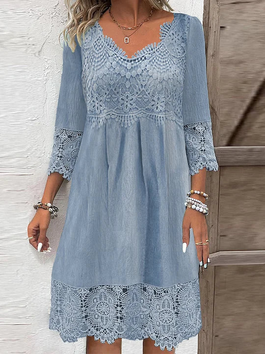 Women's Timeless Lace Midi Dress