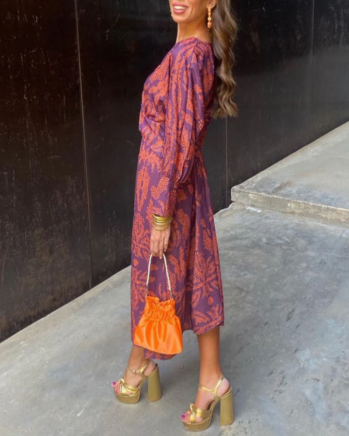 Women's Long Sleeve Maxi Dress