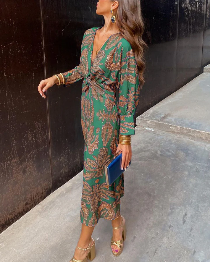 Women's Long Sleeve Maxi Dress