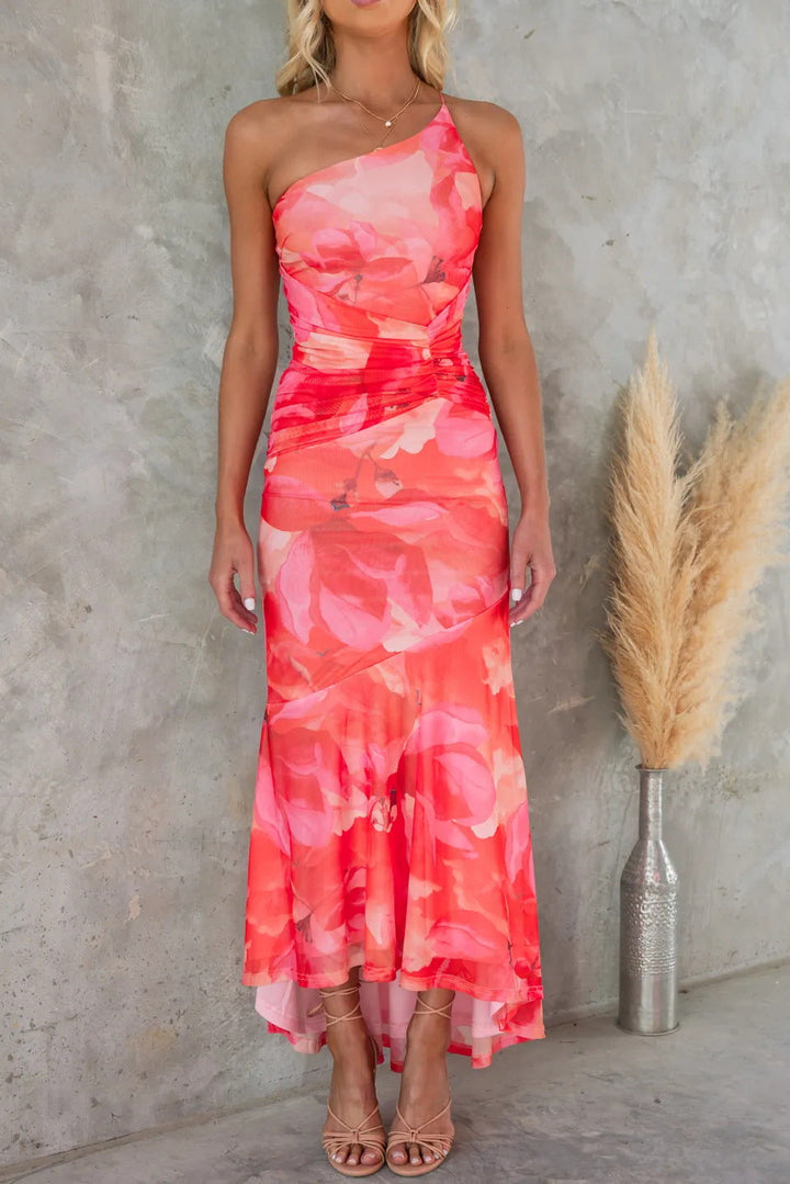Women's Wedding Guest Pleated Dress Evening