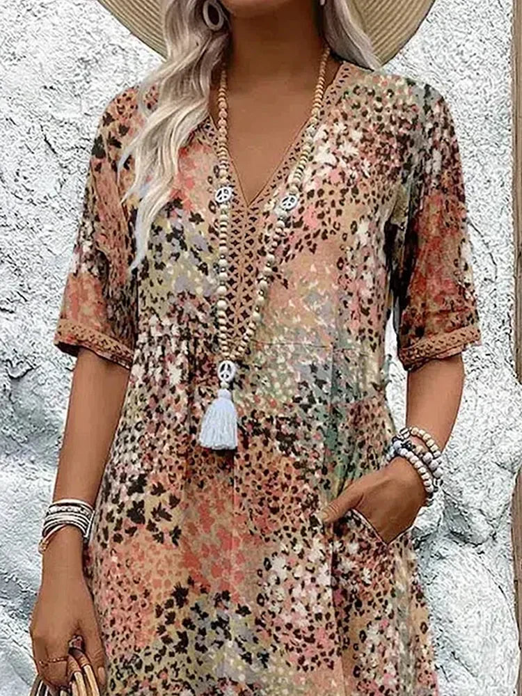 Women's Vibrant Mid Length Dress