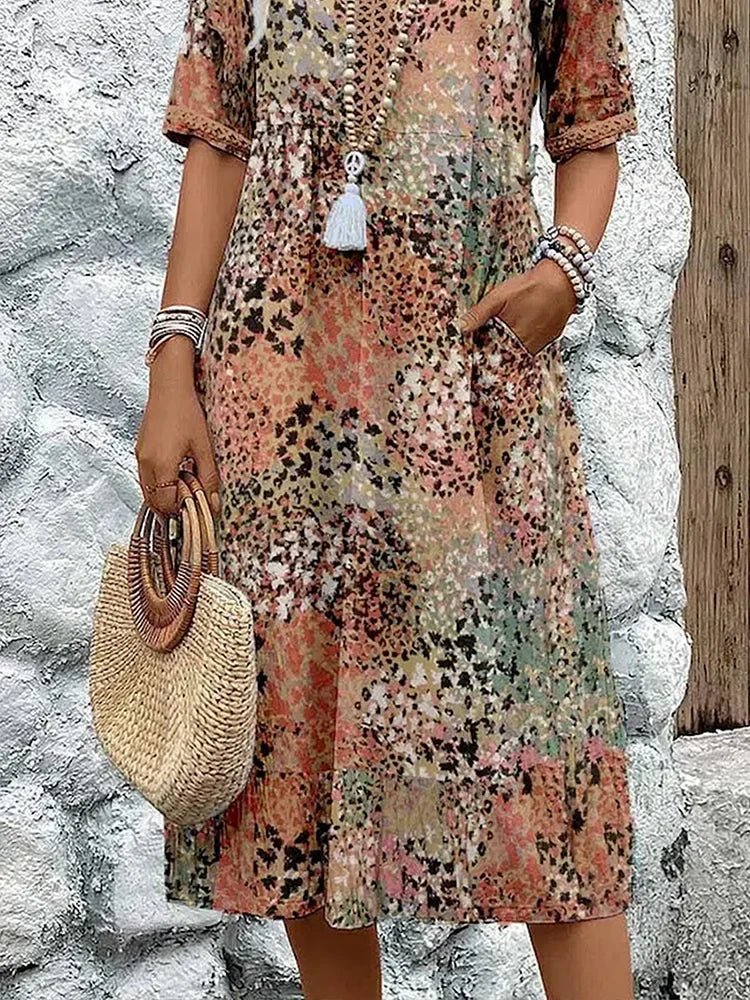 Women's Vibrant Mid Length Dress