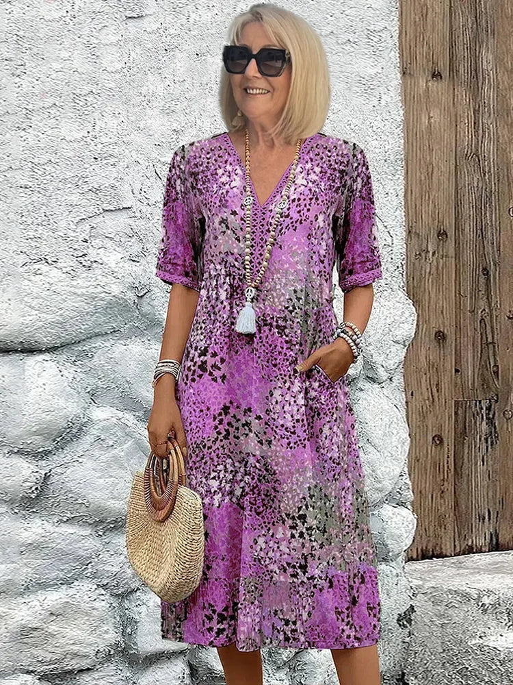 Women's Vibrant Mid Length Dress