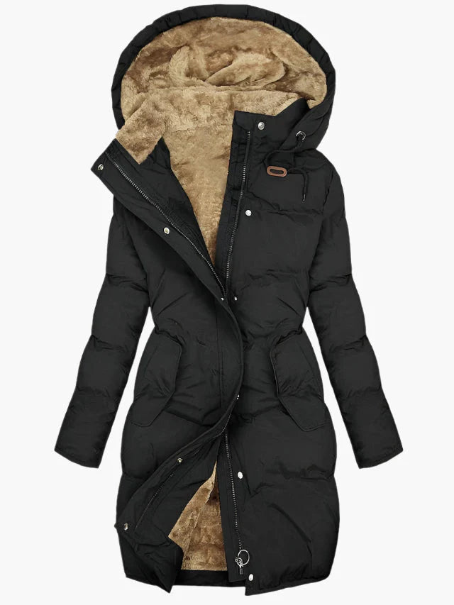 Women’s Hooded Puffer Jacket | Long