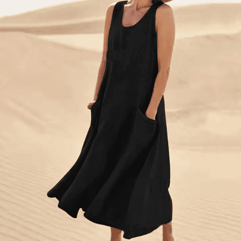 Women's  Elegant Dress with Pockets