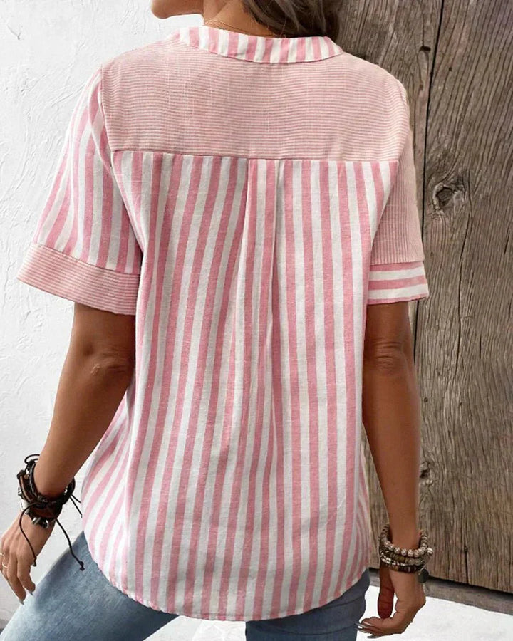 Women's Soft Striped Blouse