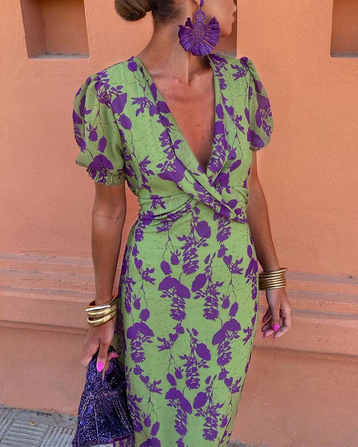 Women's Elegant Floral Dress