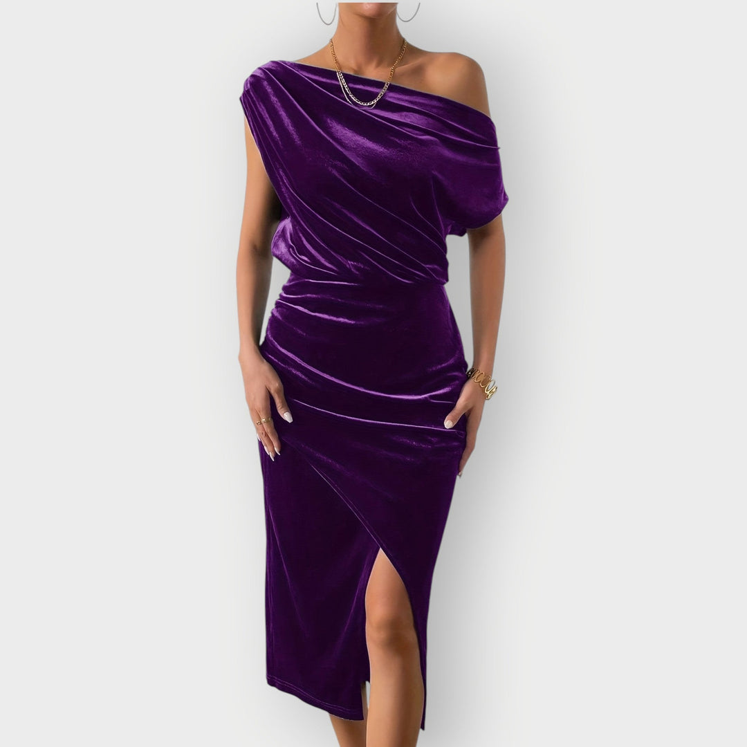 Women's Off-Shoulder Midi Dress