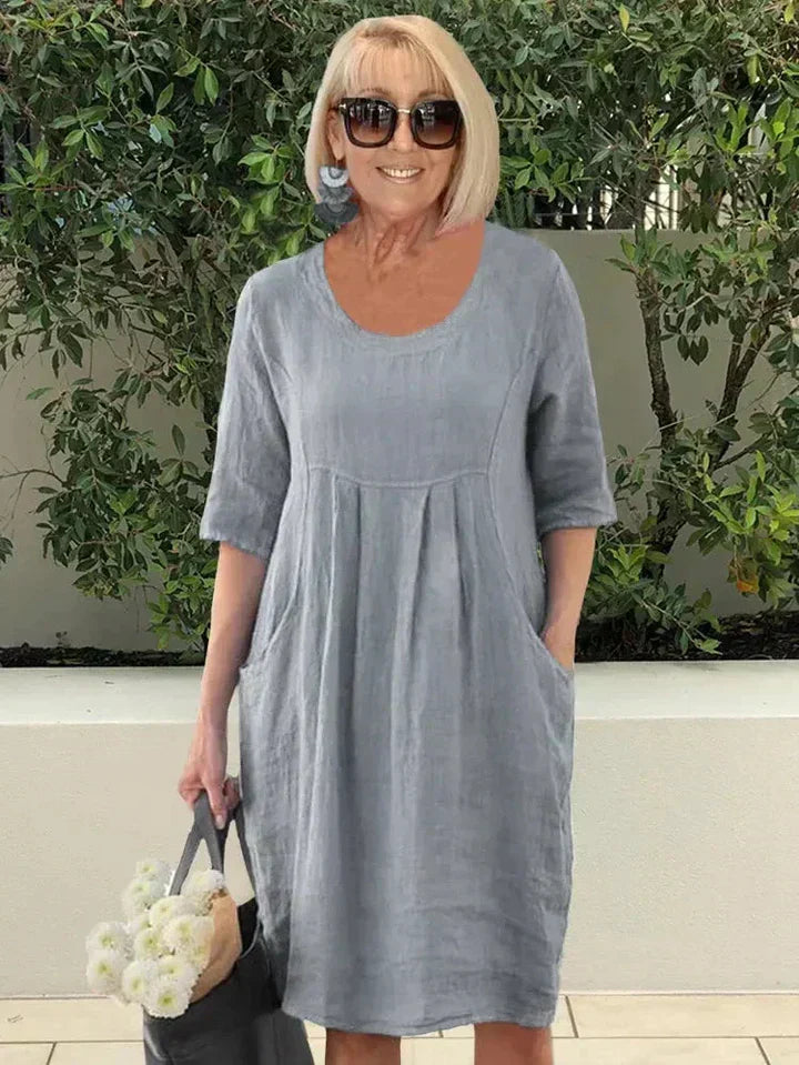 Women's Loose Dress with Pockets