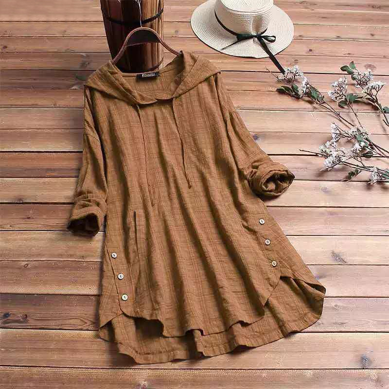 Women's Plaid Comfort Hoodie Dress