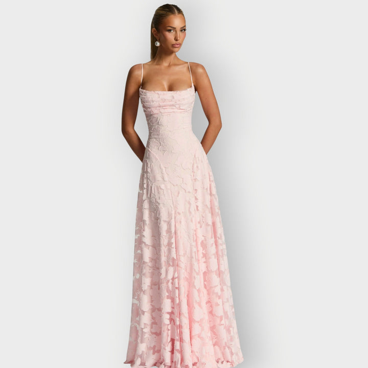 Women's Elegant Strapless Velvet Gown