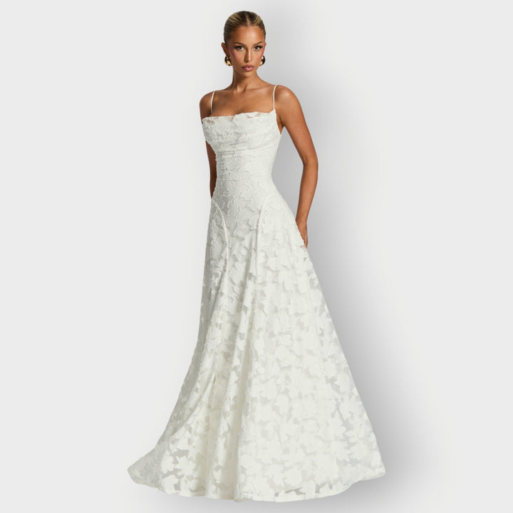 Women's Elegant Strapless Velvet Gown