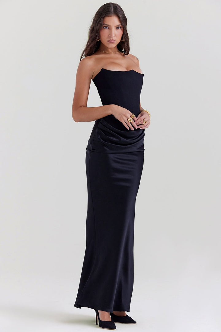 Women's Strapless Corset Gown