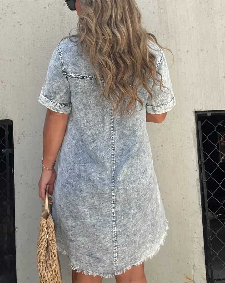 Women's Denim Shirt Dress