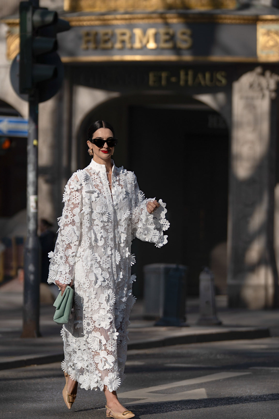 Women's Elegant Lace White Dress