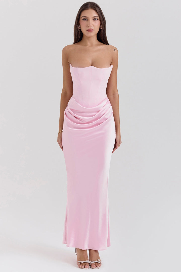 Women's Strapless Corset Gown