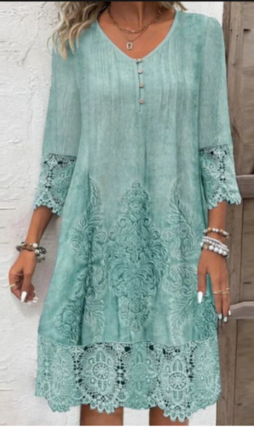 Women's Timeless Lace Midi Dress