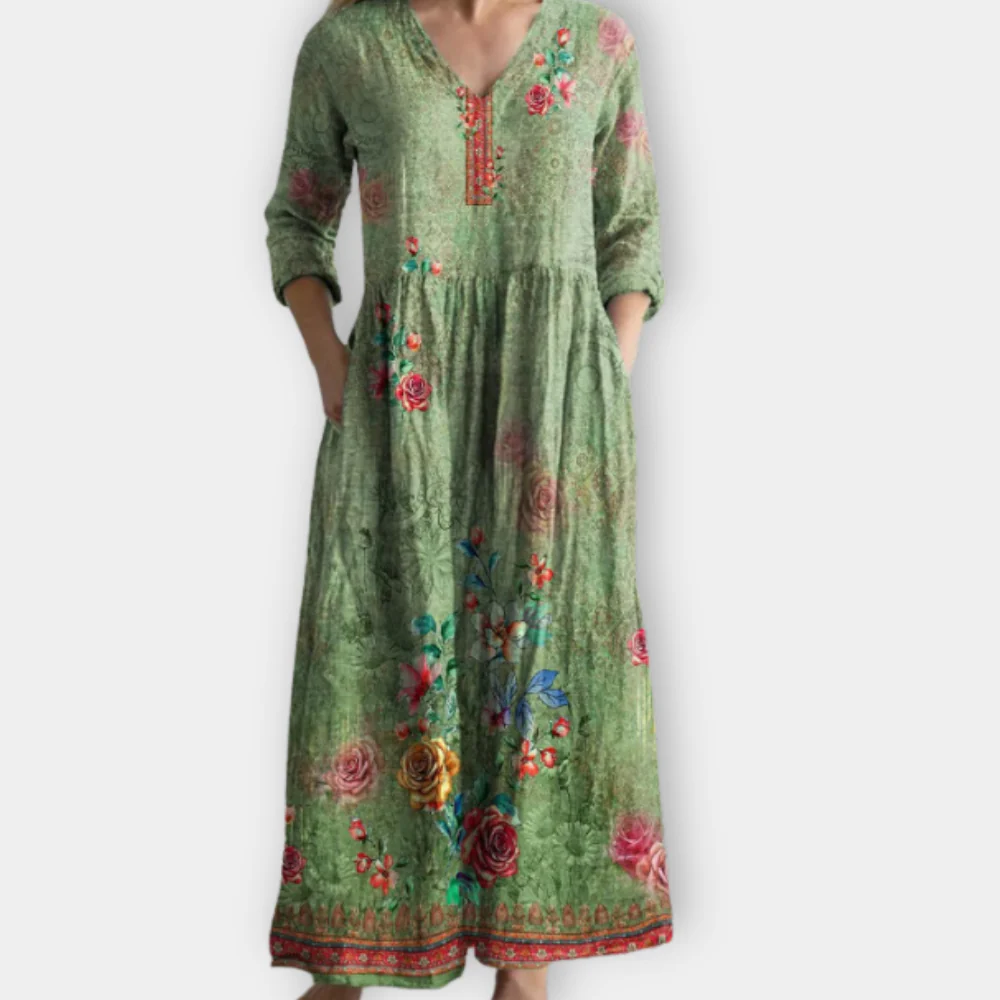 Women's Relaxed Fit Bold Boho Dress