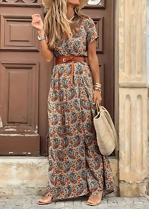Women's Elegant Bohemian Maxi Dress