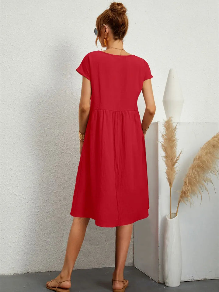 Women's Casual Pocket Dress