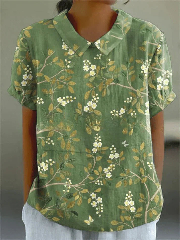 Women's Floral Pattern Blouse