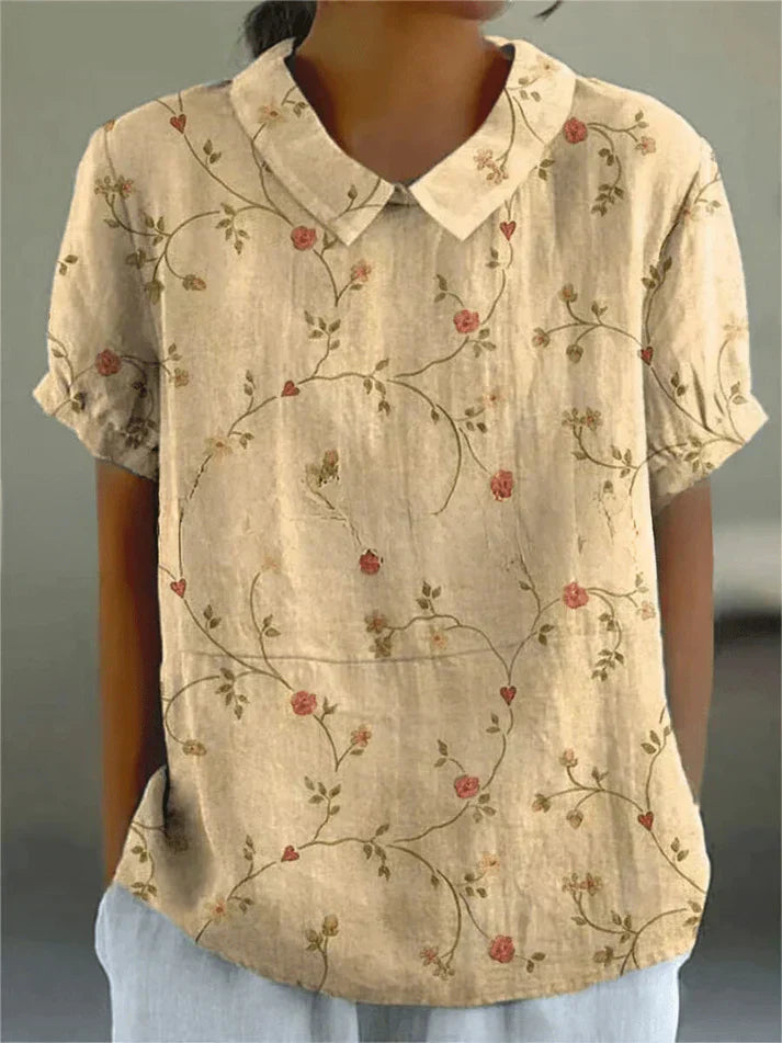 Women's Floral Pattern Blouse