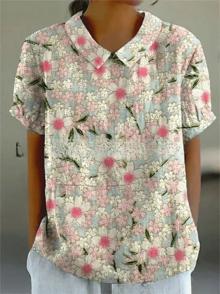 Women's Floral Pattern Blouse