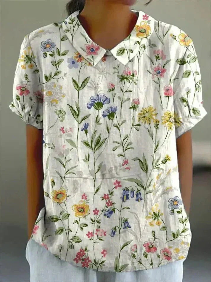 Women's Floral Pattern Blouse