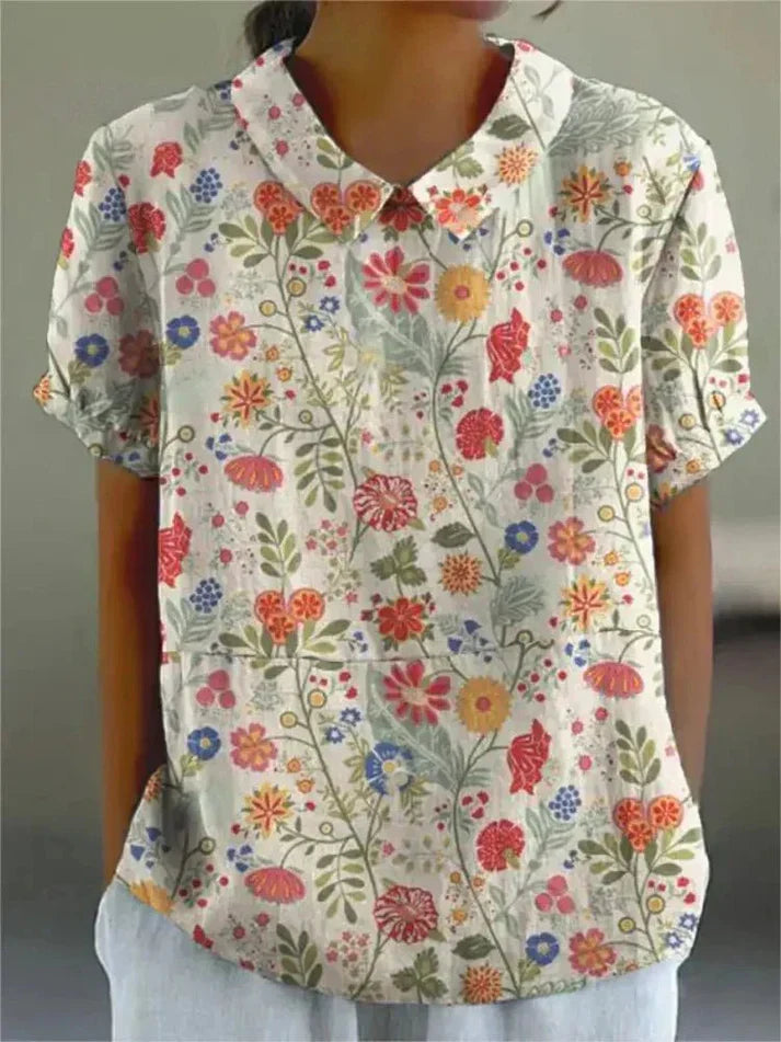 Women's Floral Pattern Blouse