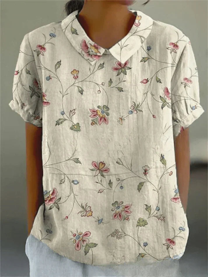 Women's Floral Pattern Blouse