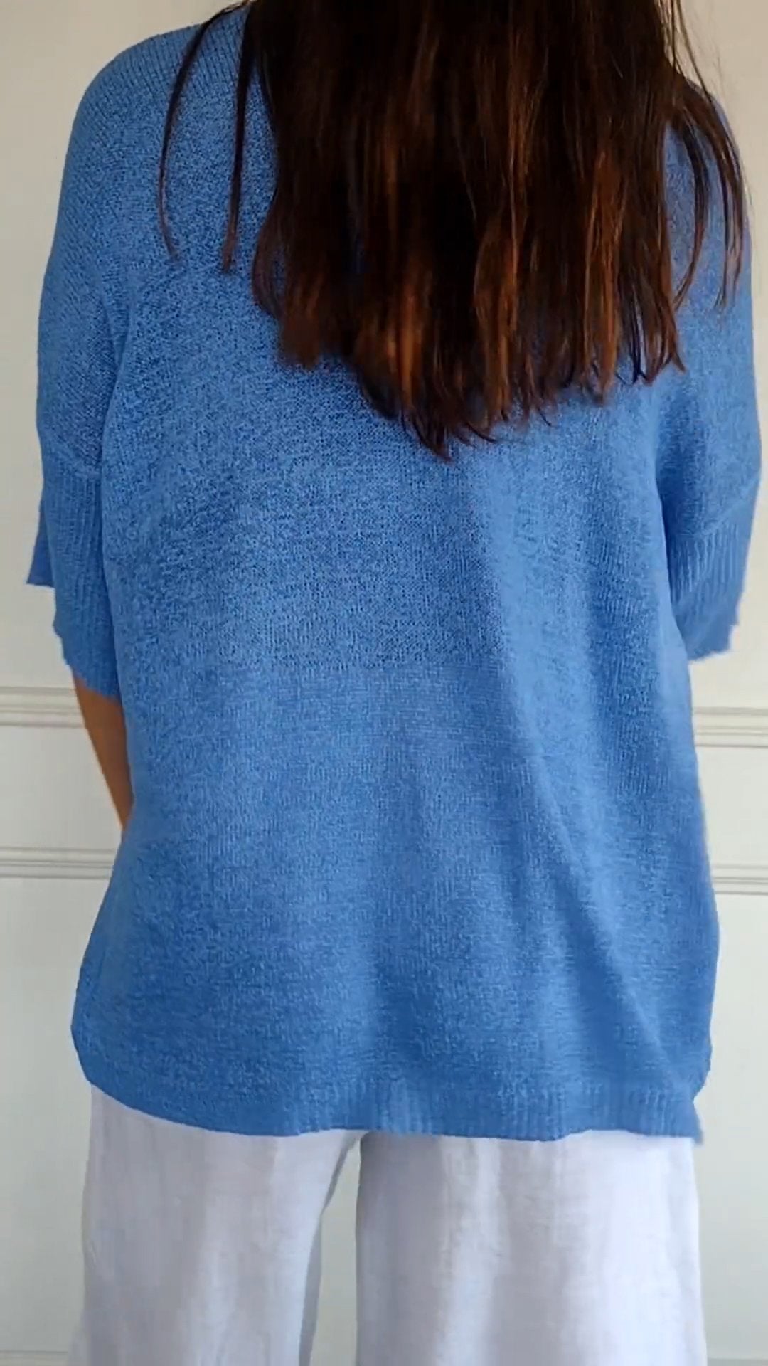 Women’s V-Neck Knit Top