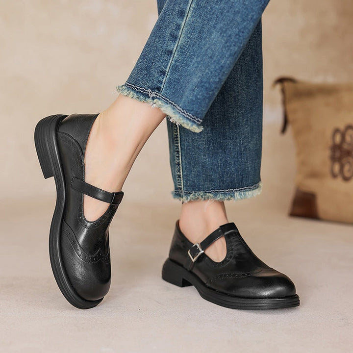 Women's Risla Leather Mary Janes