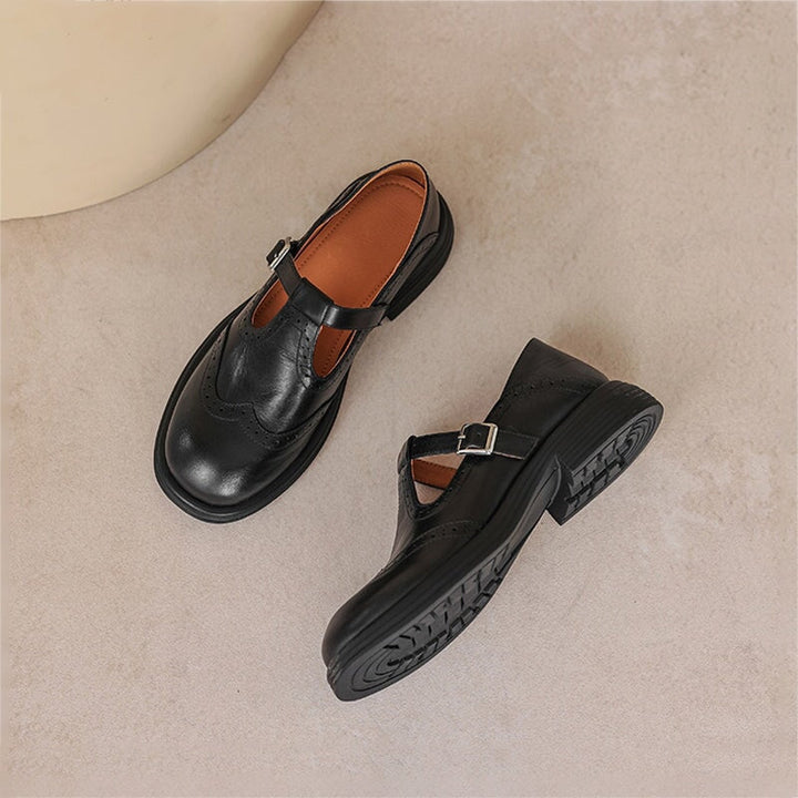 Women's Risla Leather Mary Janes