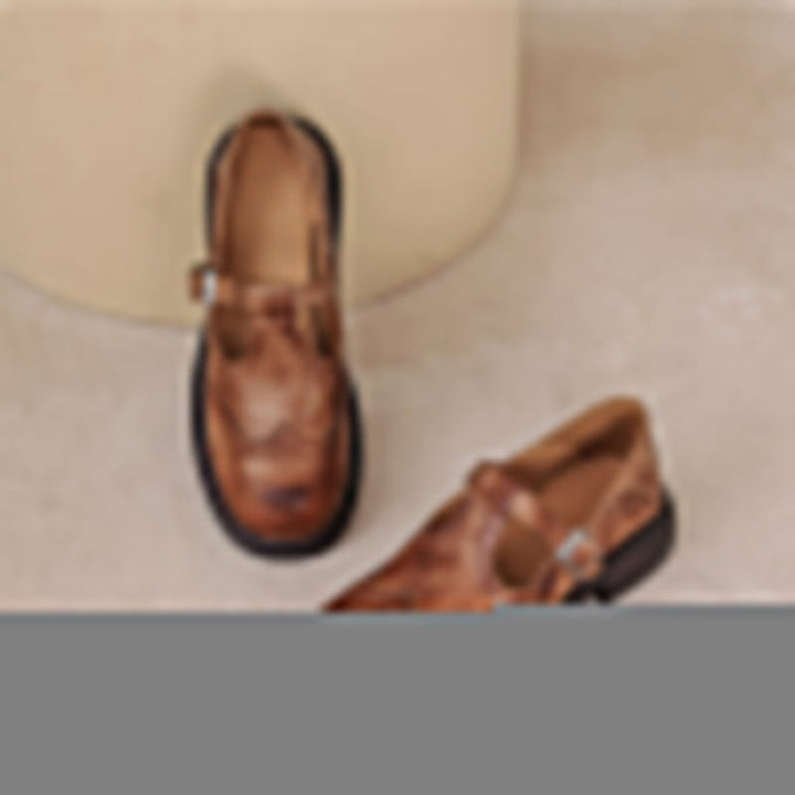 Women's Risla Leather Mary Janes