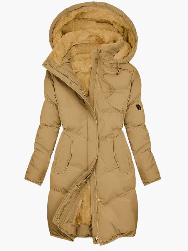 Women’s Hooded Puffer Jacket | Long