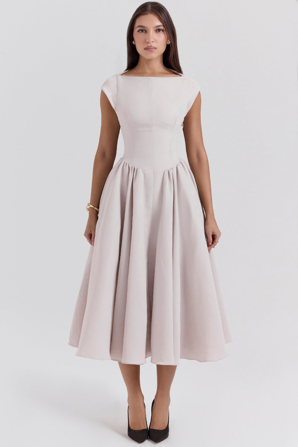 Women’s Backless Dropped Shoulder Dress