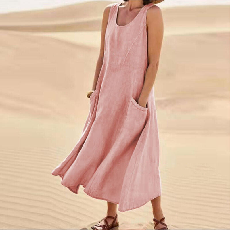 Women's  Elegant Dress with Pockets