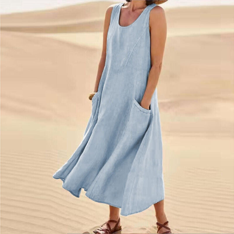 Women's  Elegant Dress with Pockets