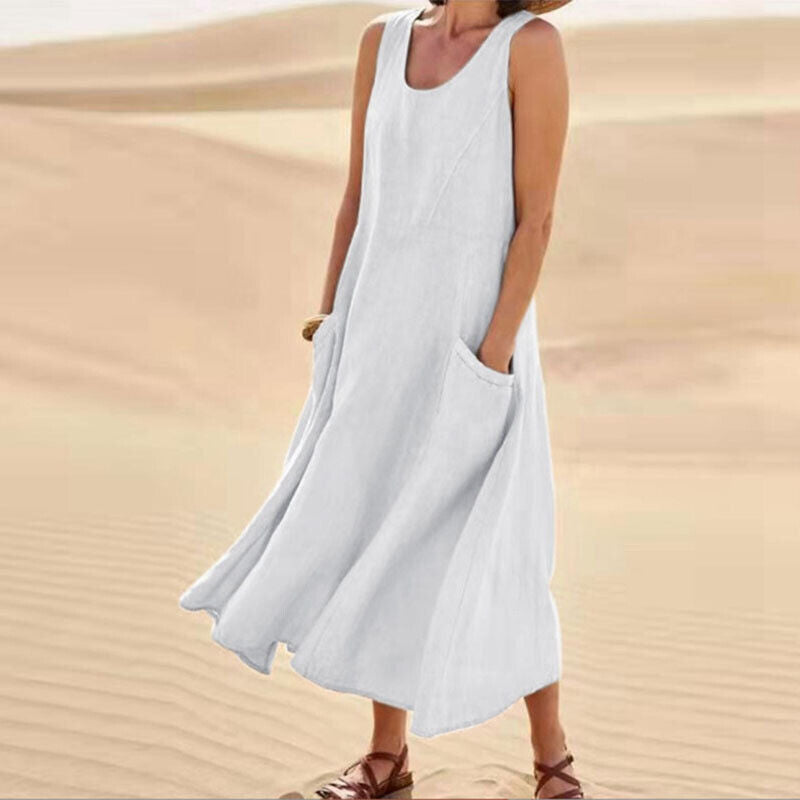 Women's  Elegant Dress with Pockets