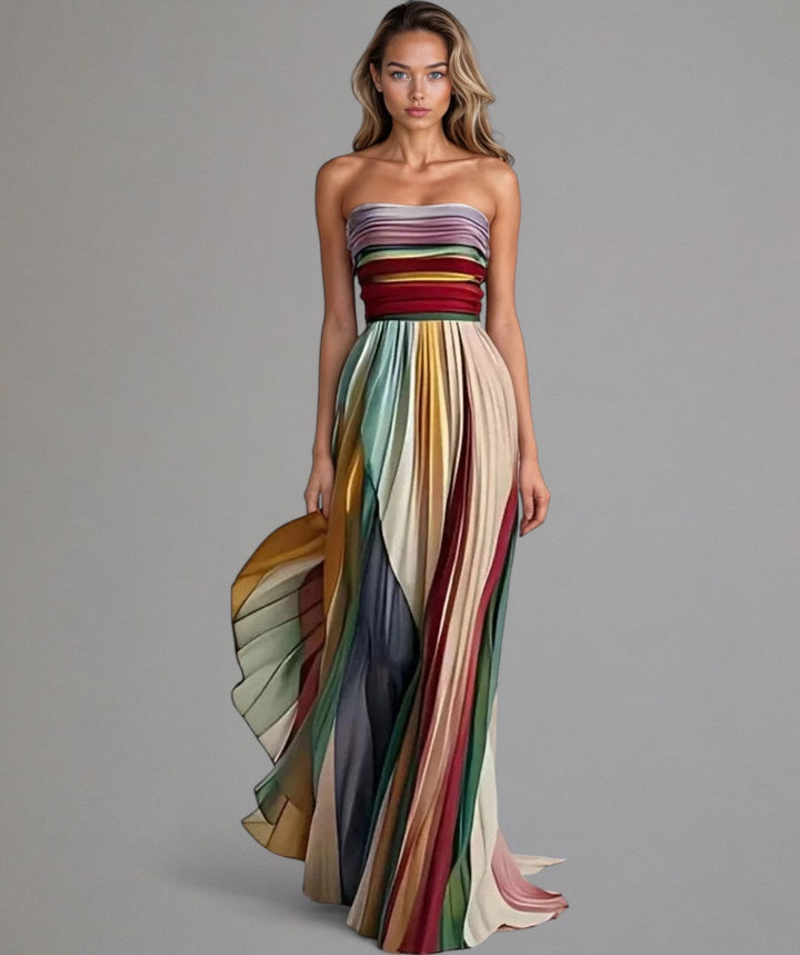 Women's Sleeveless Colored Dress