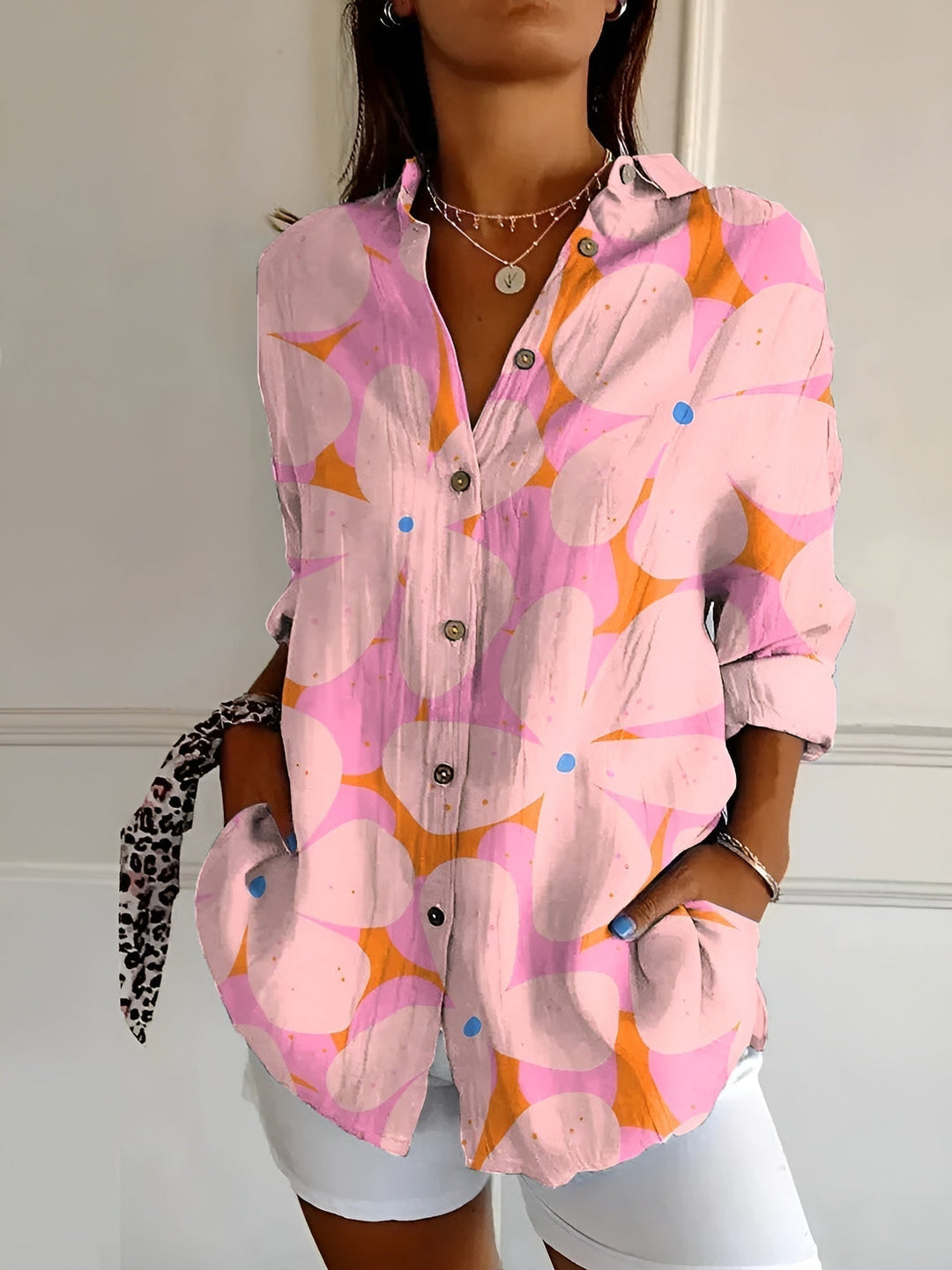 Women's Feminine Summer Blouse