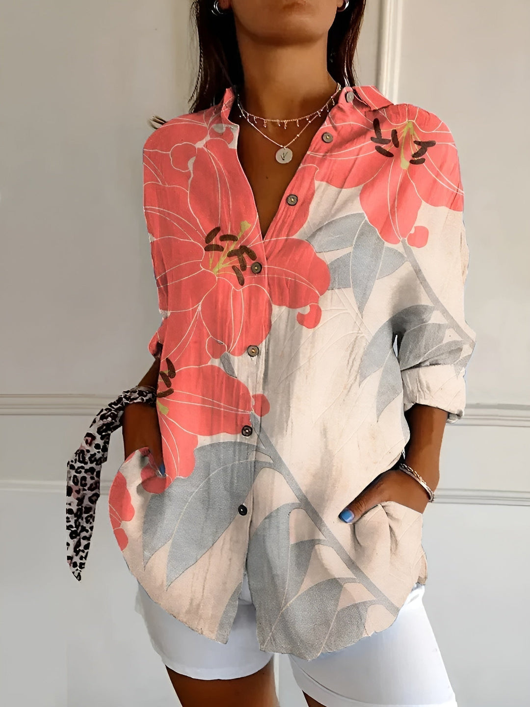 Women's Feminine Summer Blouse