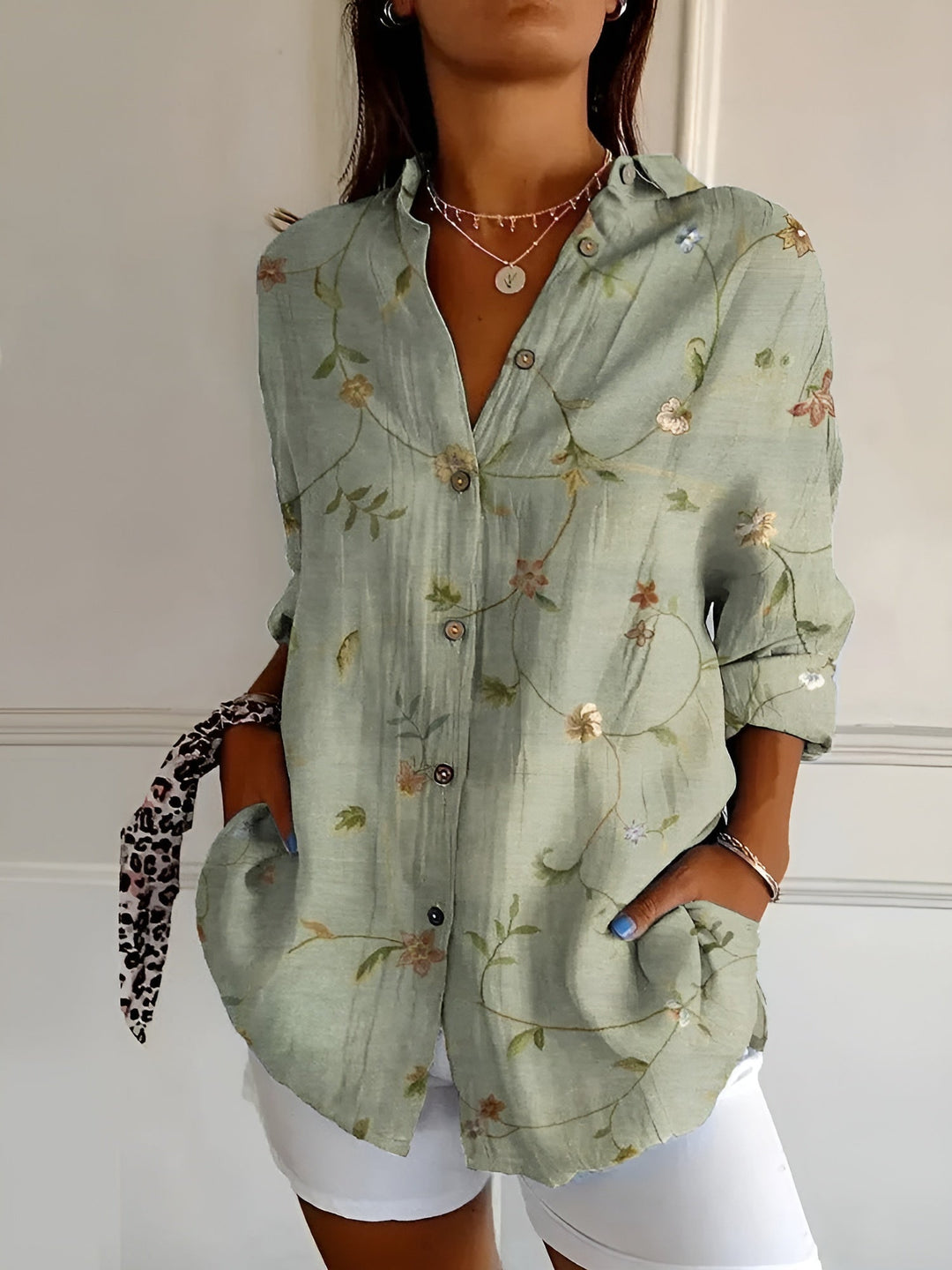 Women's Feminine Summer Blouse