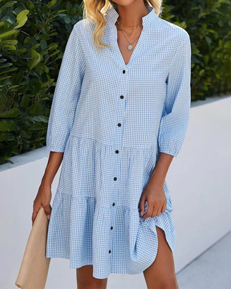 Women's Elegant Blue Dress