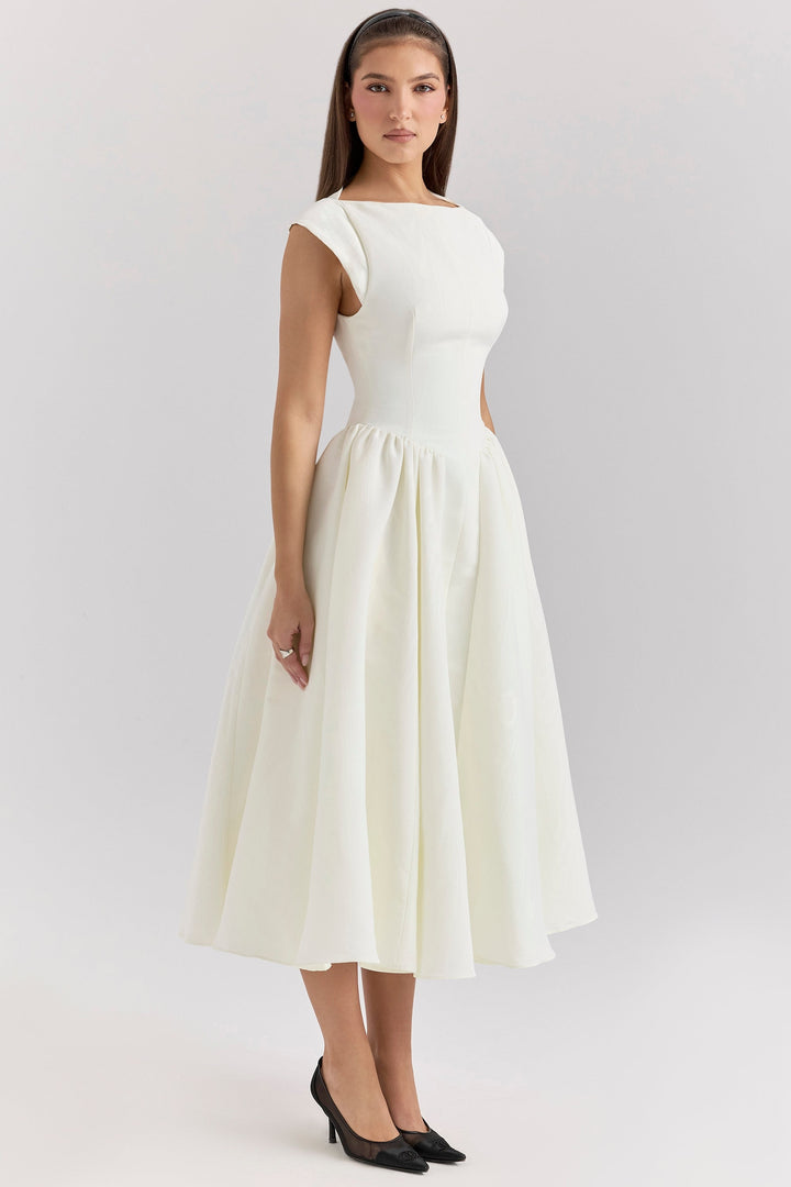 Women’s Backless Dropped Shoulder Dress