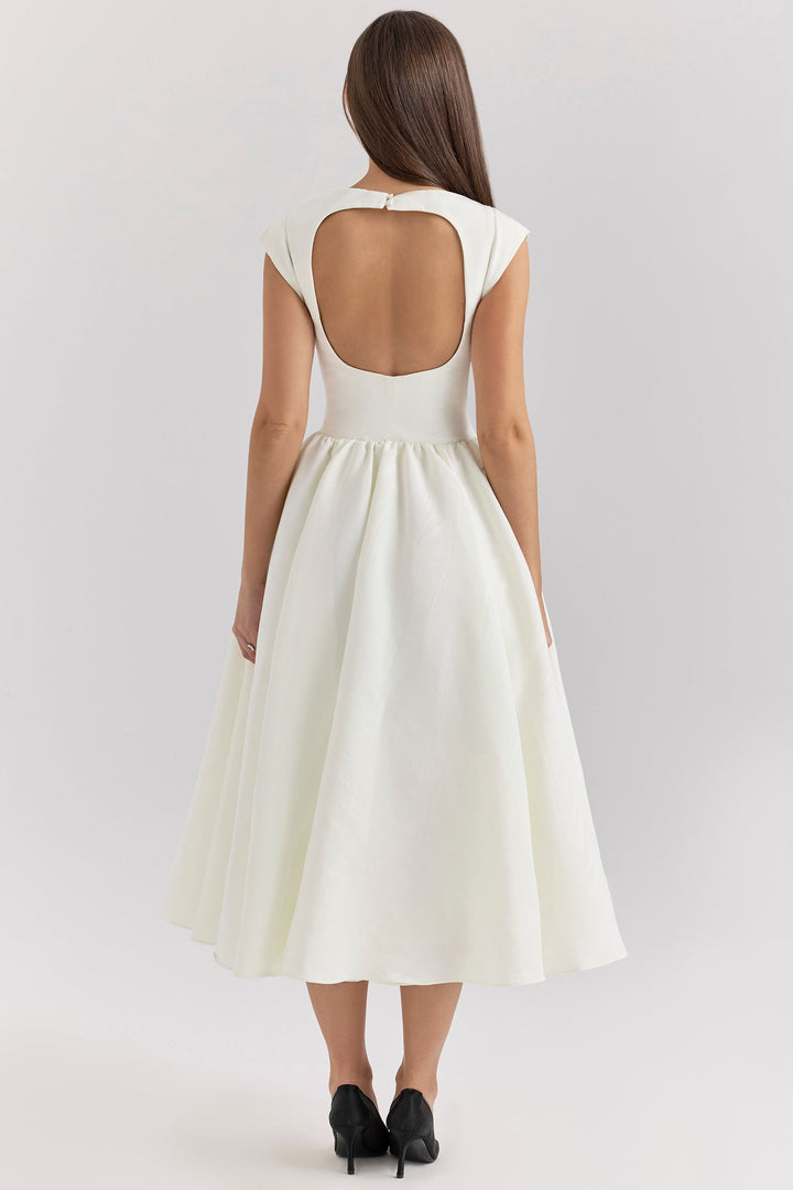 Women’s Backless Dropped Shoulder Dress